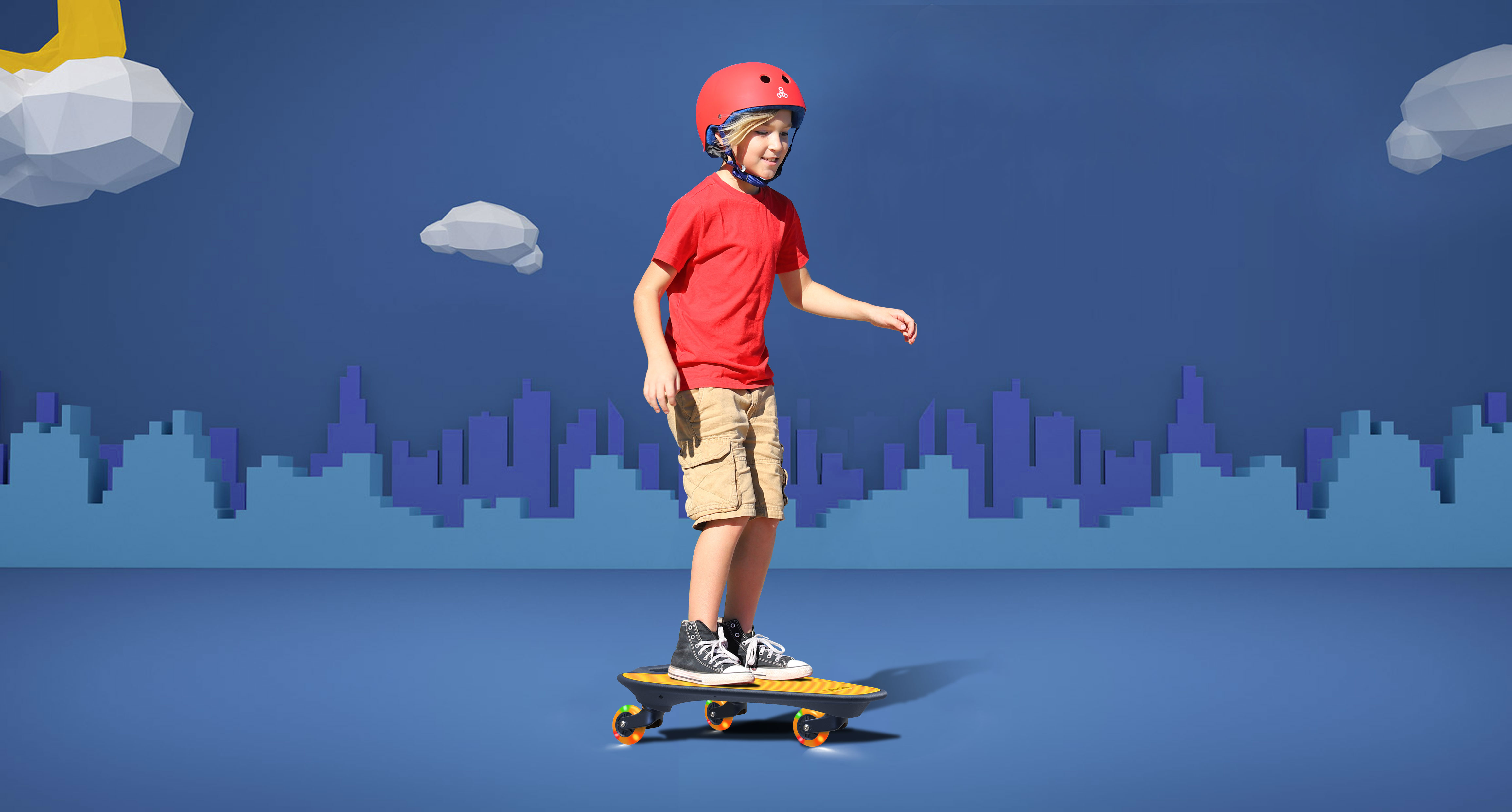 Wiggleboard. The skateboard with a new twist!